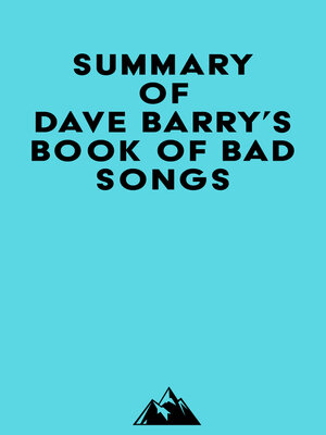 cover image of Summary of Dave Barry's Dave Barry's Book of Bad Songs